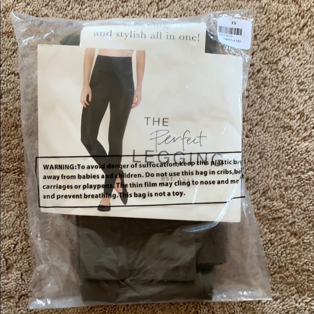 Body solutions perfect leggings color oregano 1x